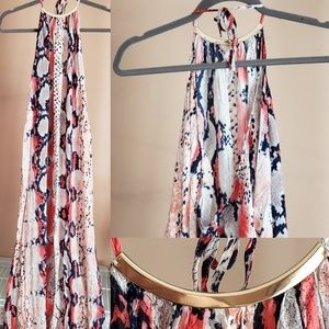 Beautiful Snake Print Maxi